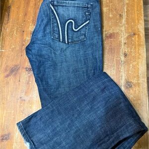 Citizens Of Humanity Kelly Dark Blue Boot Cut Jeans